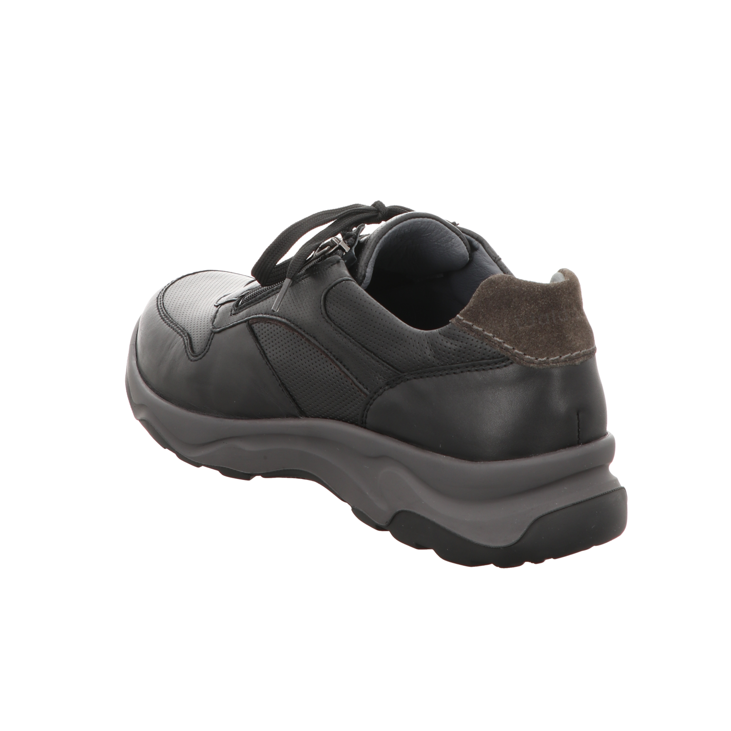 Waldläufer Herren Schnürschuh H-Max in schwarz