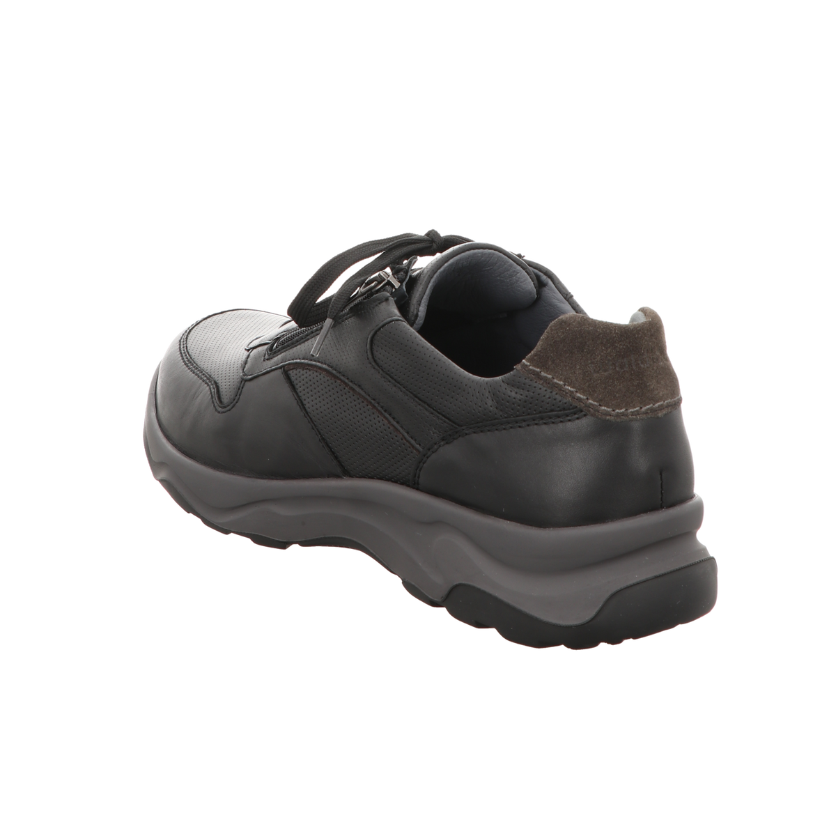 Waldläufer Herren Schnürschuh H-Max in schwarz