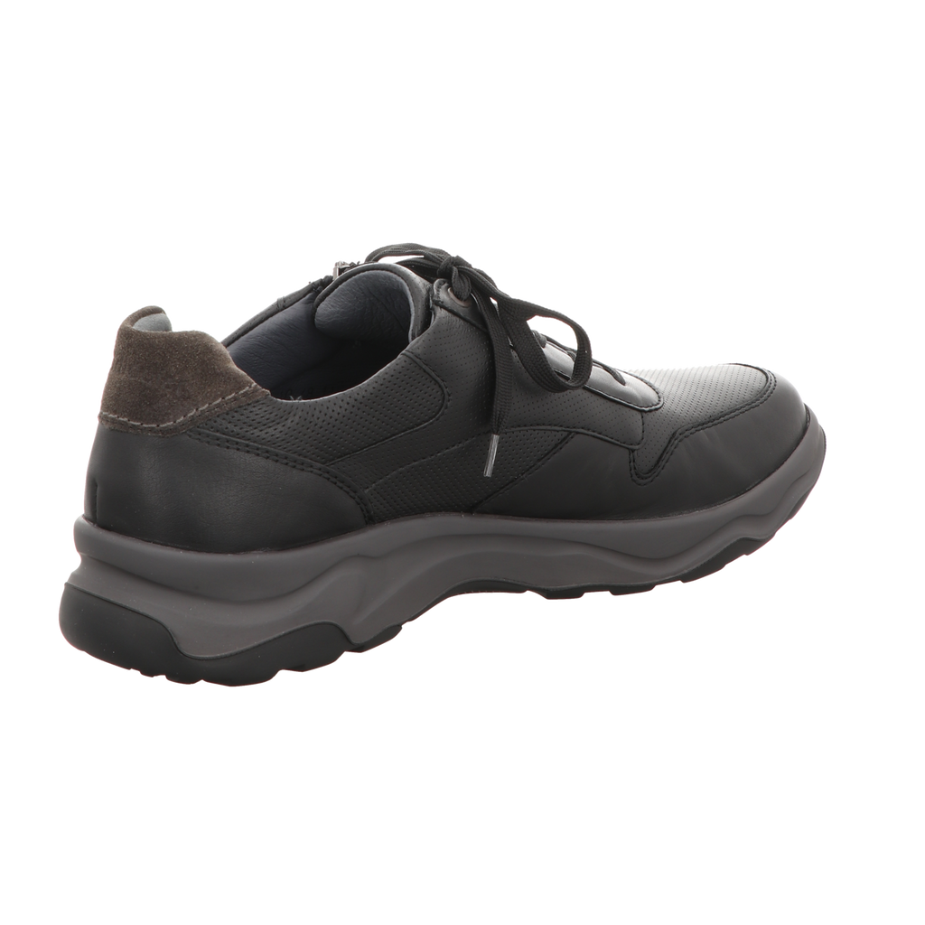 Waldläufer Herren Schnürschuh H-Max in schwarz