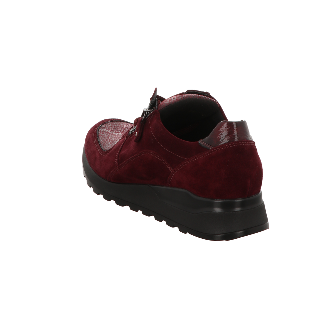 Waldläufer Damen Schnürschuh bequem Hiroko- Soft in rot