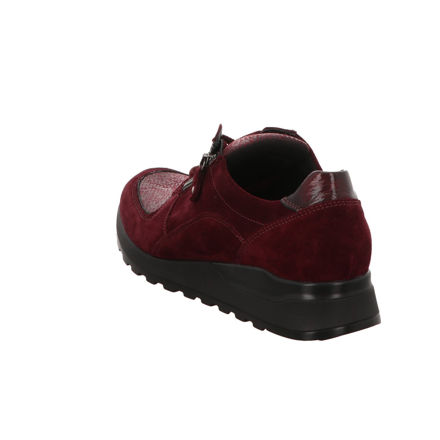 Waldläufer Damen Schnürschuh bequem Hiroko- Soft in rot