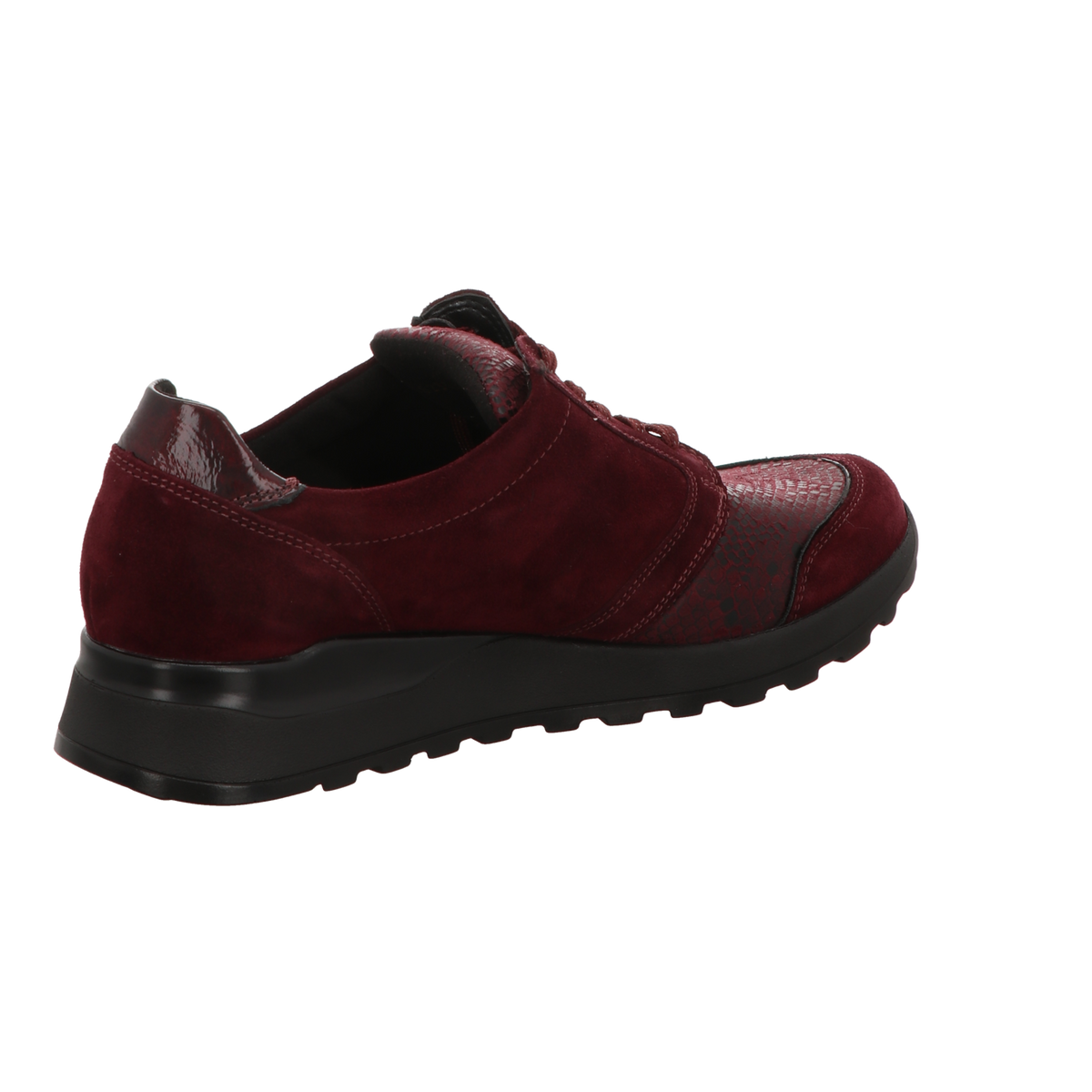 Waldläufer Damen Schnürschuh bequem Hiroko- Soft in rot