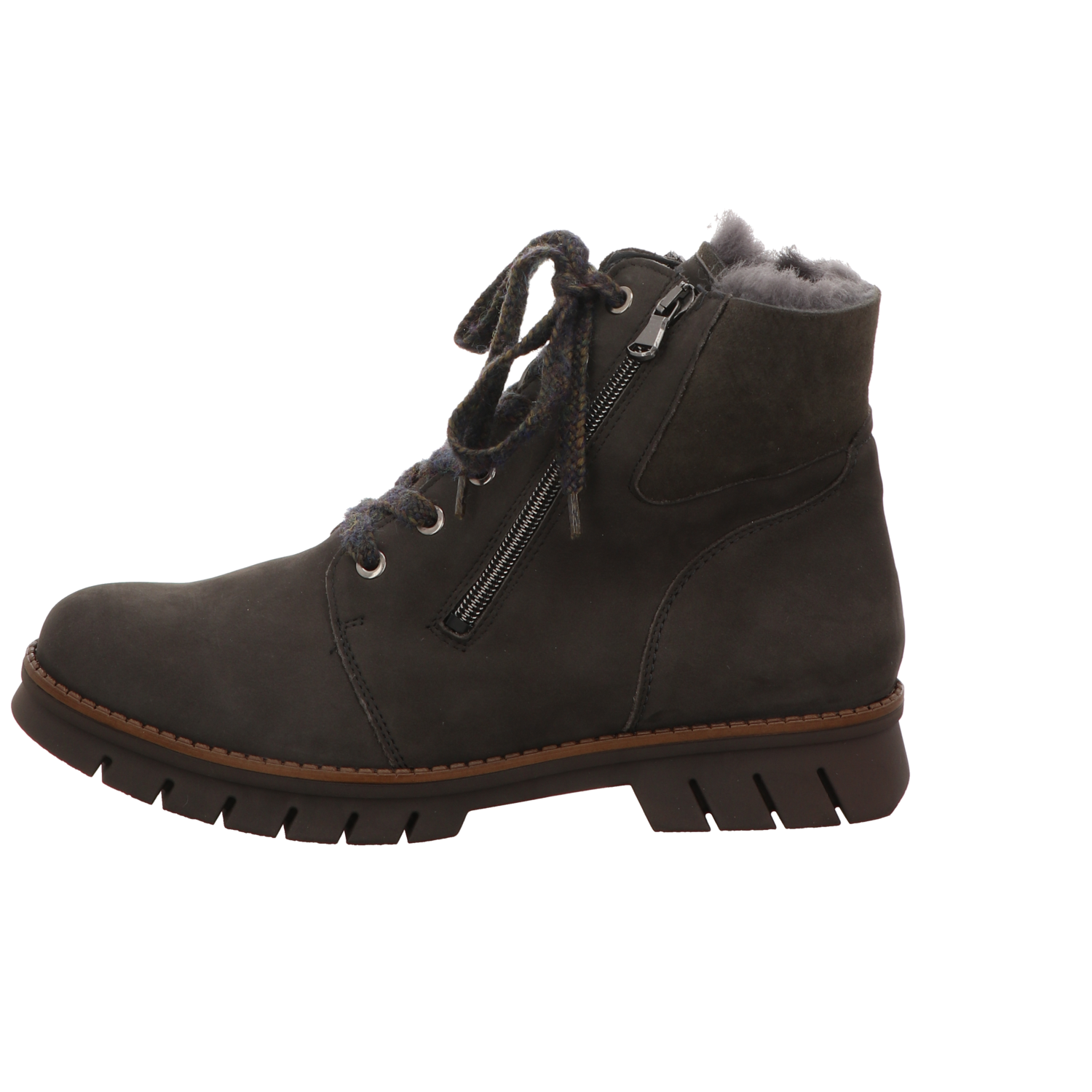 Waldläufer Damen Stiefelette H-Xara in grau