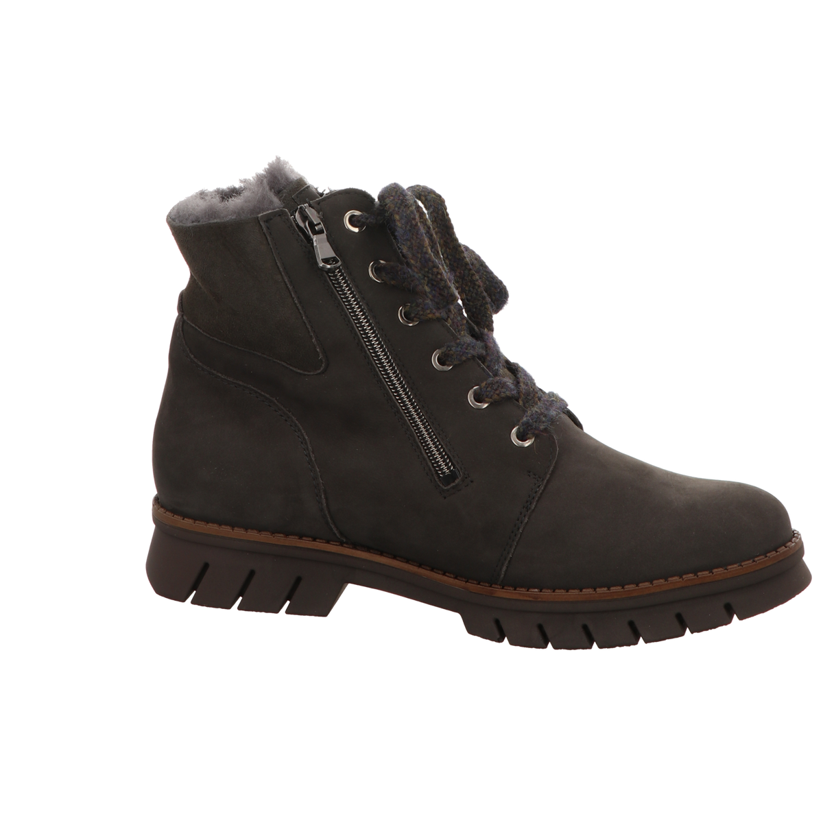 Waldläufer Damen Stiefelette H-Xara in grau