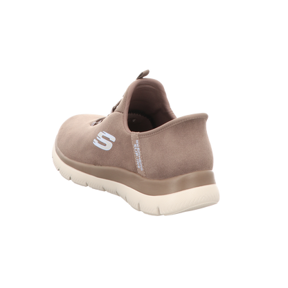 Skechers Damen Slipper Slip-Ins Summits-Unknown Trail in braun