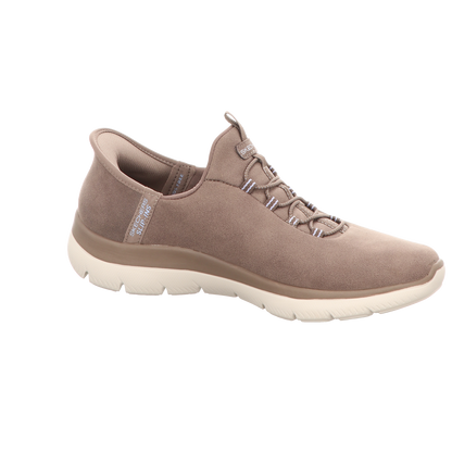 Skechers Damen Slipper Slip-Ins Summits-Unknown Trail in braun