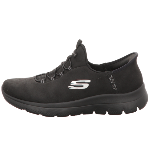 Skechers Damen Slipper Slip-Ins Summits-Unknown Trail in schwarz