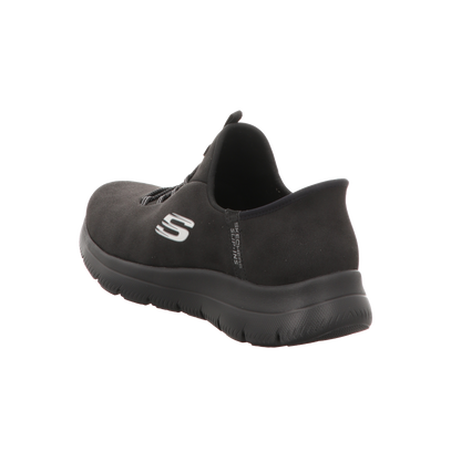 Skechers Damen Slipper Slip-Ins Summits-Unknown Trail in schwarz