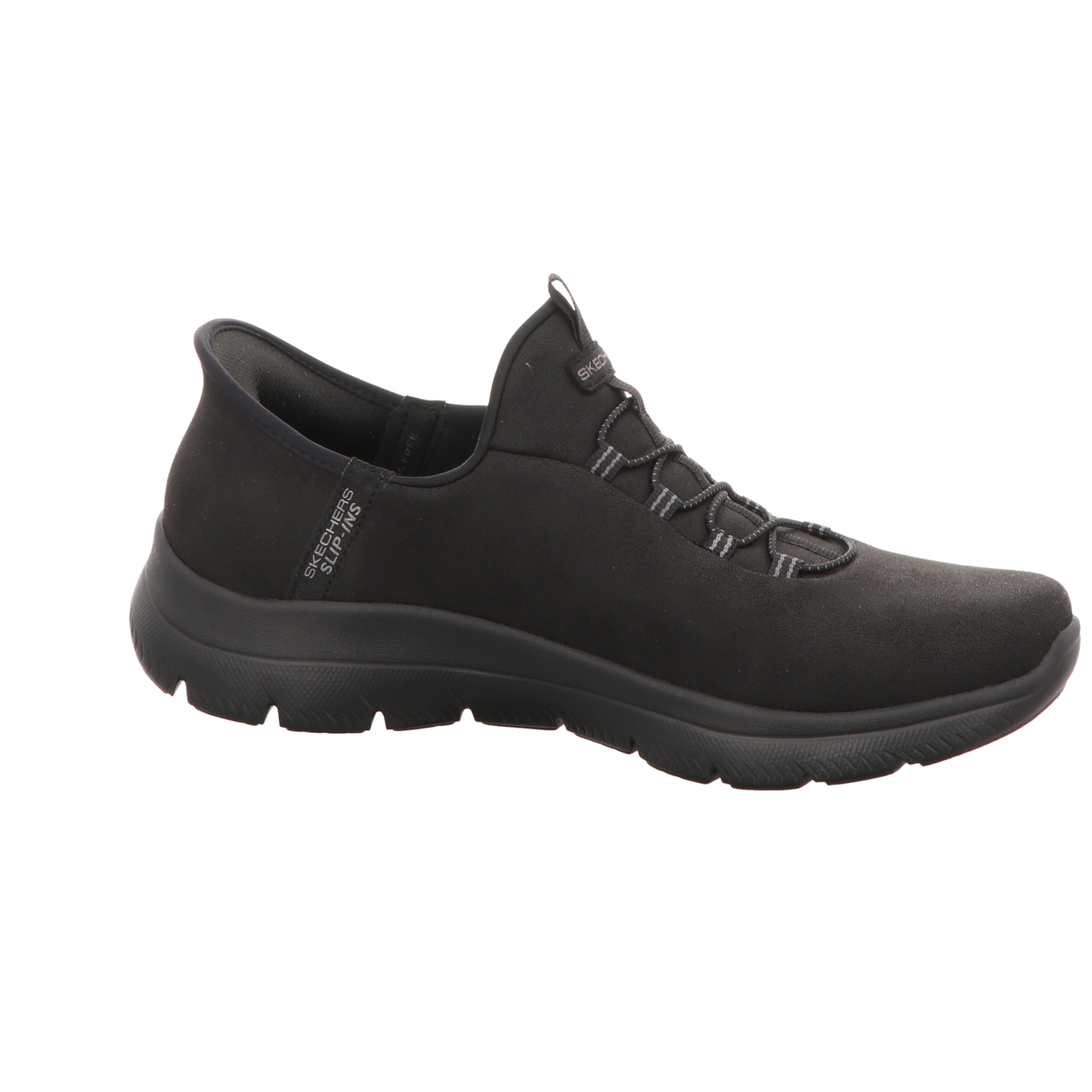 Skechers Damen Slipper Slip-Ins Summits-Unknown Trail in schwarz