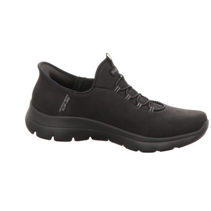 Skechers Damen Slipper Slip-Ins Summits-Unknown Trail in schwarz