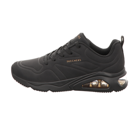 Skechers Damen Schnürschuh Uno-Tres-Air in schwarz