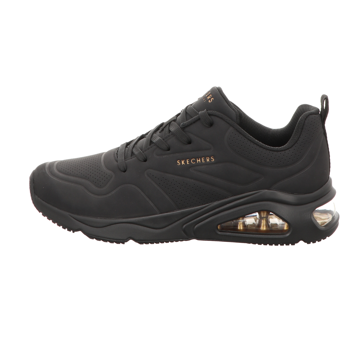 Skechers Damen Schnürschuh Uno-Tres-Air in schwarz