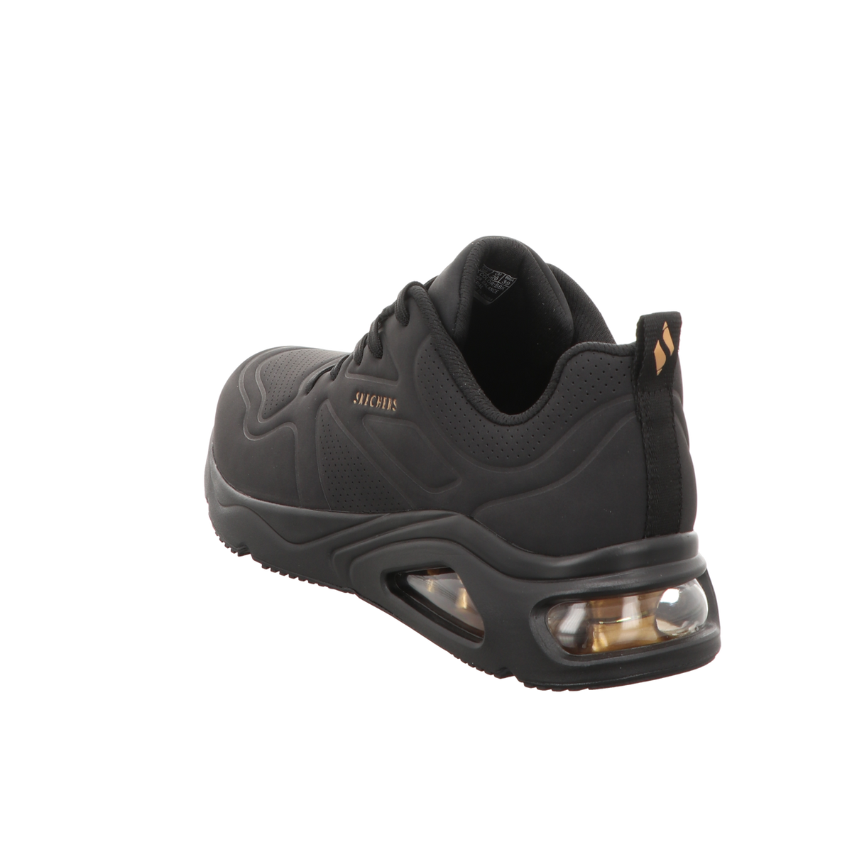 Skechers Damen Schnürschuh Uno-Tres-Air in schwarz