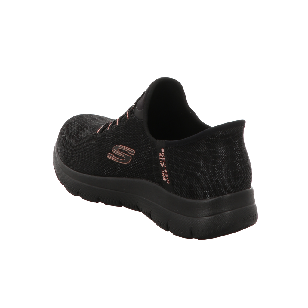 Skechers Damen Slipper Slip-Ins Summits-Classy in schwarz