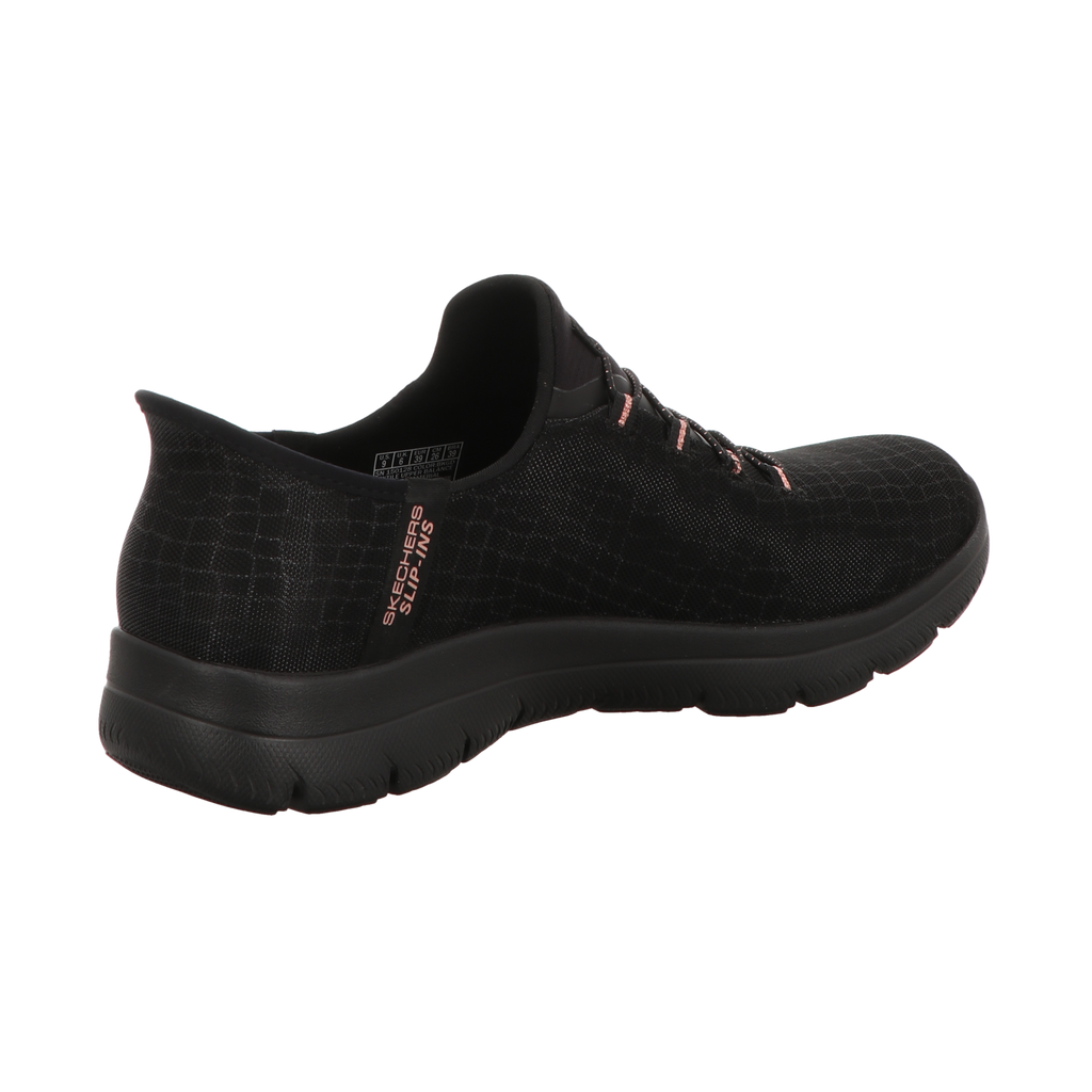 Skechers Damen Slipper Slip-Ins Summits-Classy in schwarz