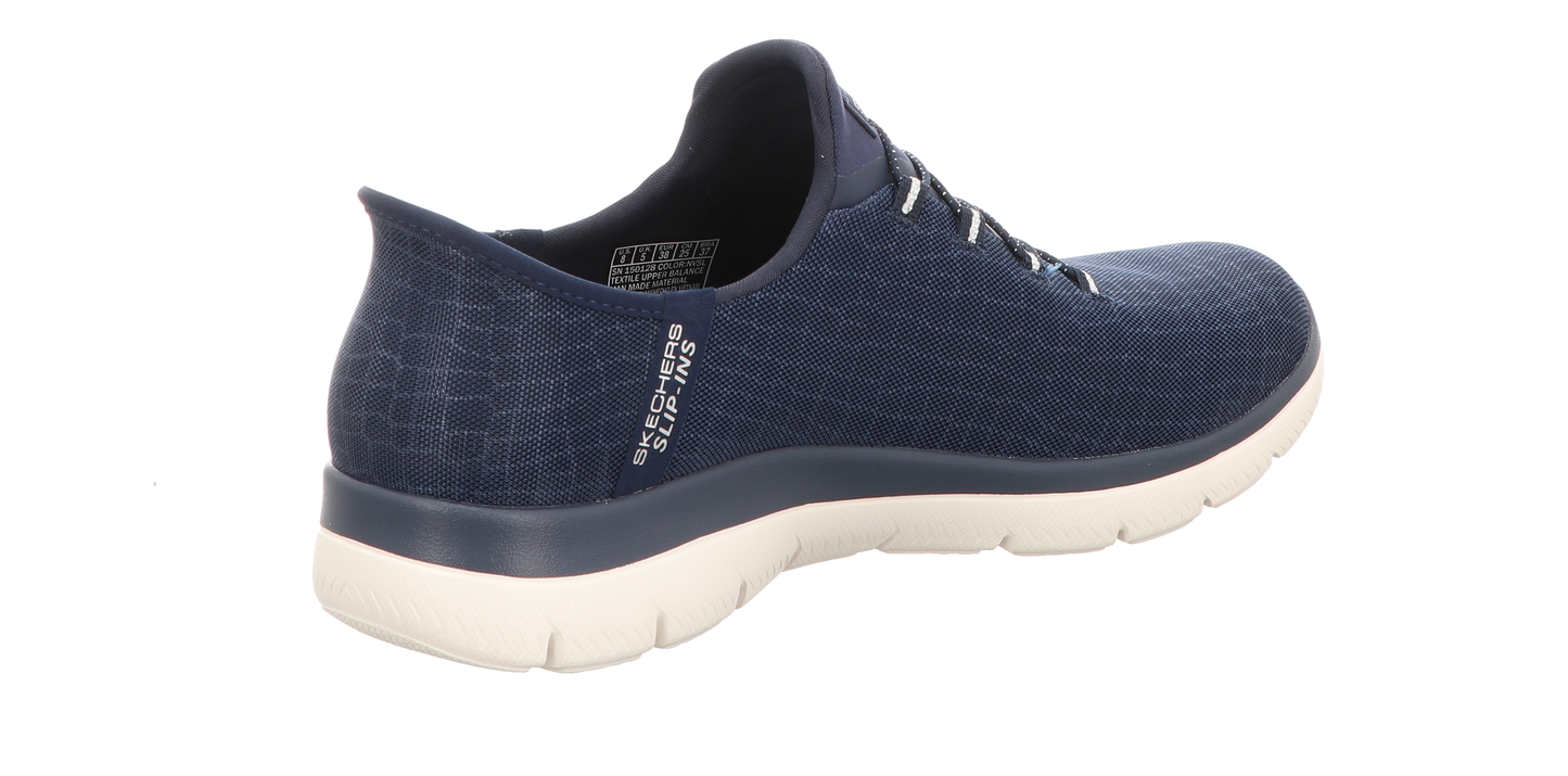 Skechers Damen Slipper Slip-Ins Summits-Classy in blau