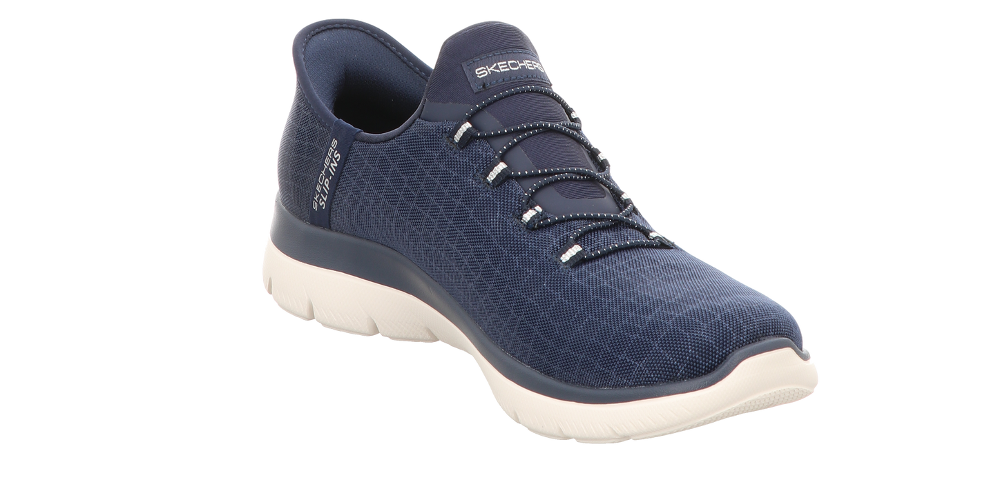Skechers Damen Slipper Slip-Ins Summits-Classy in blau