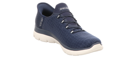 Skechers Damen Slipper Slip-Ins Summits-Classy in blau