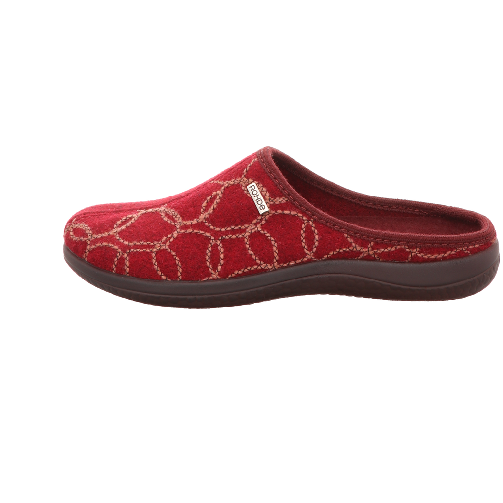 Rohde Damen Pantoffel Bari in rot