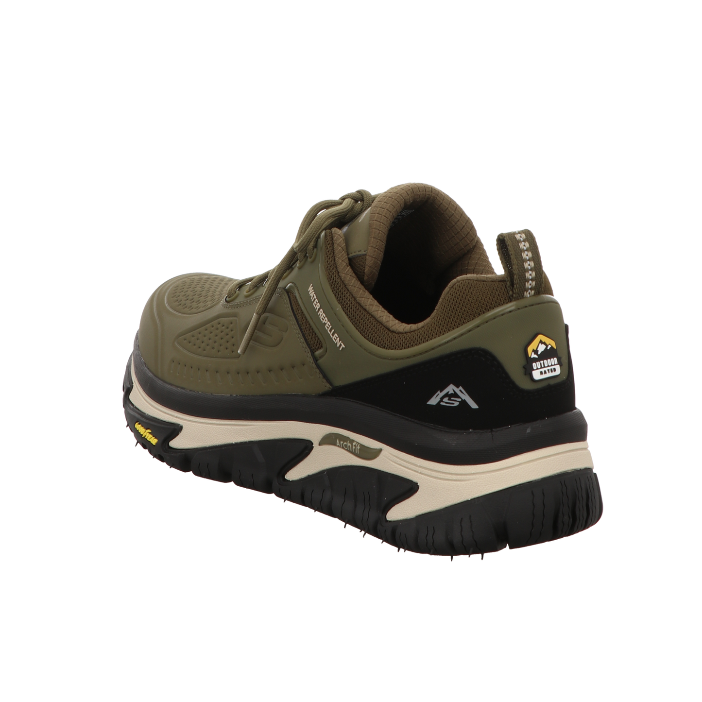 Skechers Herren Schnürschuh Arch Fit Road Walker in gruen