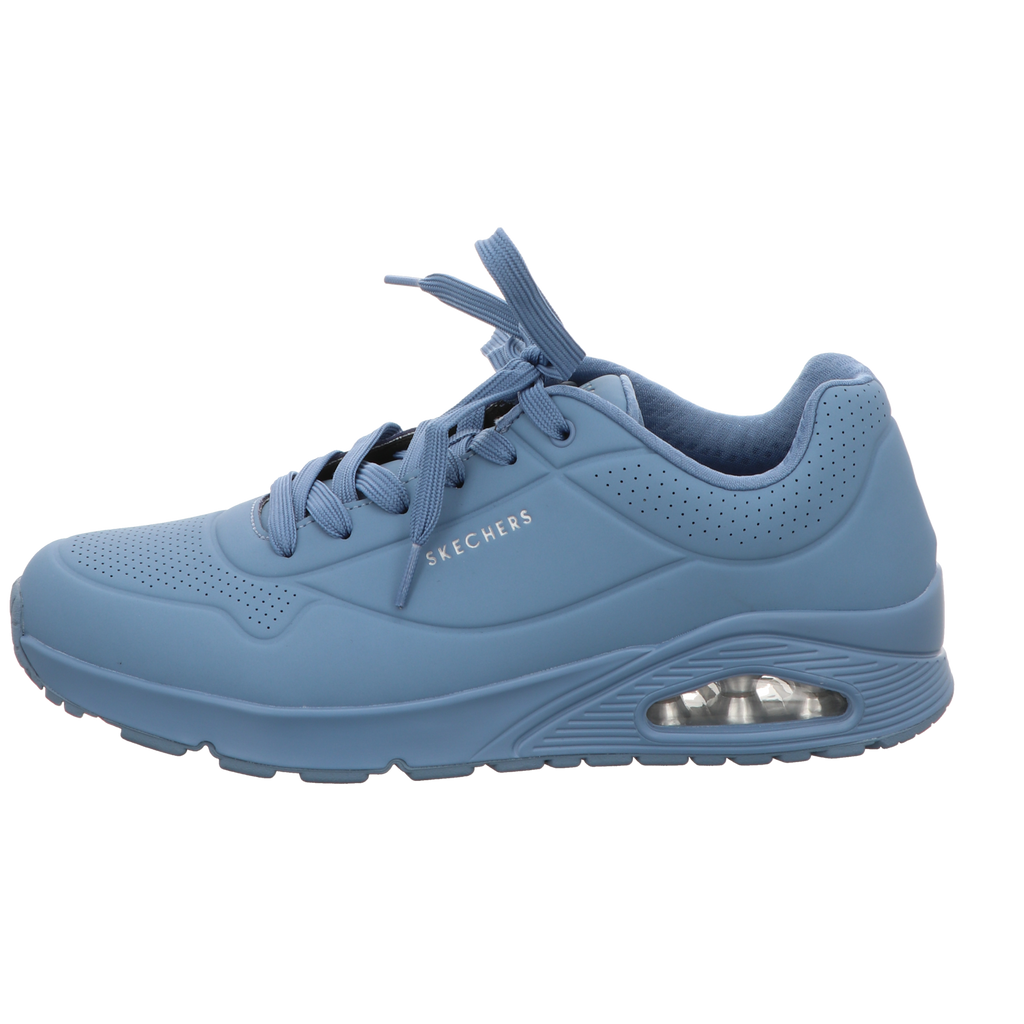 Skechers Herren Schnürschuh Uno Stand On Air in blau