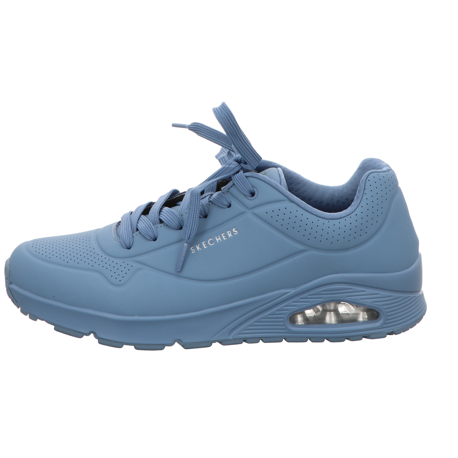 Skechers Herren Schnürschuh Uno Stand On Air in blau