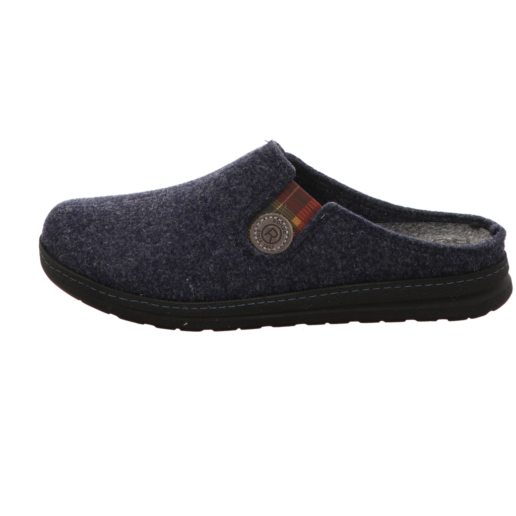 Rohde Herren Pantoffel Asiago in blau