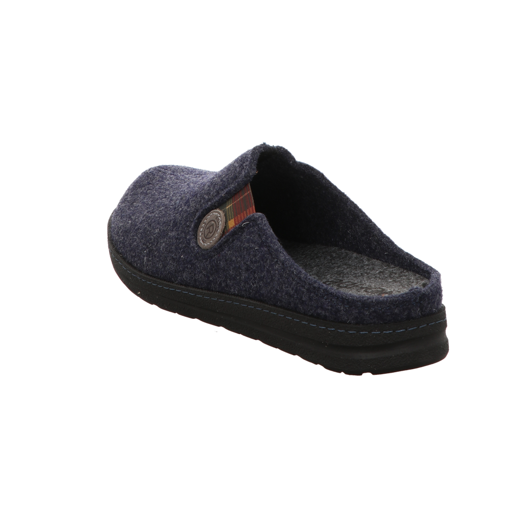 Rohde Herren Pantoffel Asiago in blau