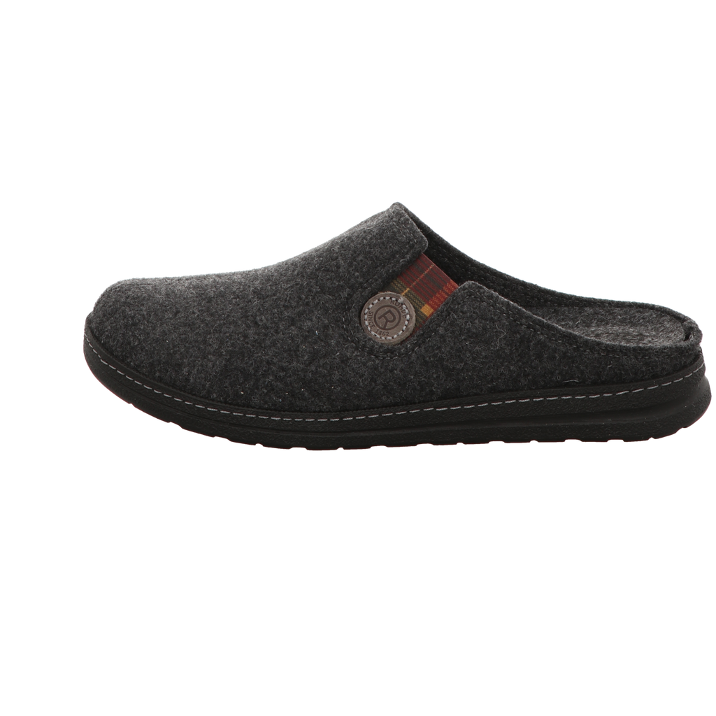 Rohde Herren Pantoffel Asiago in anthrazit