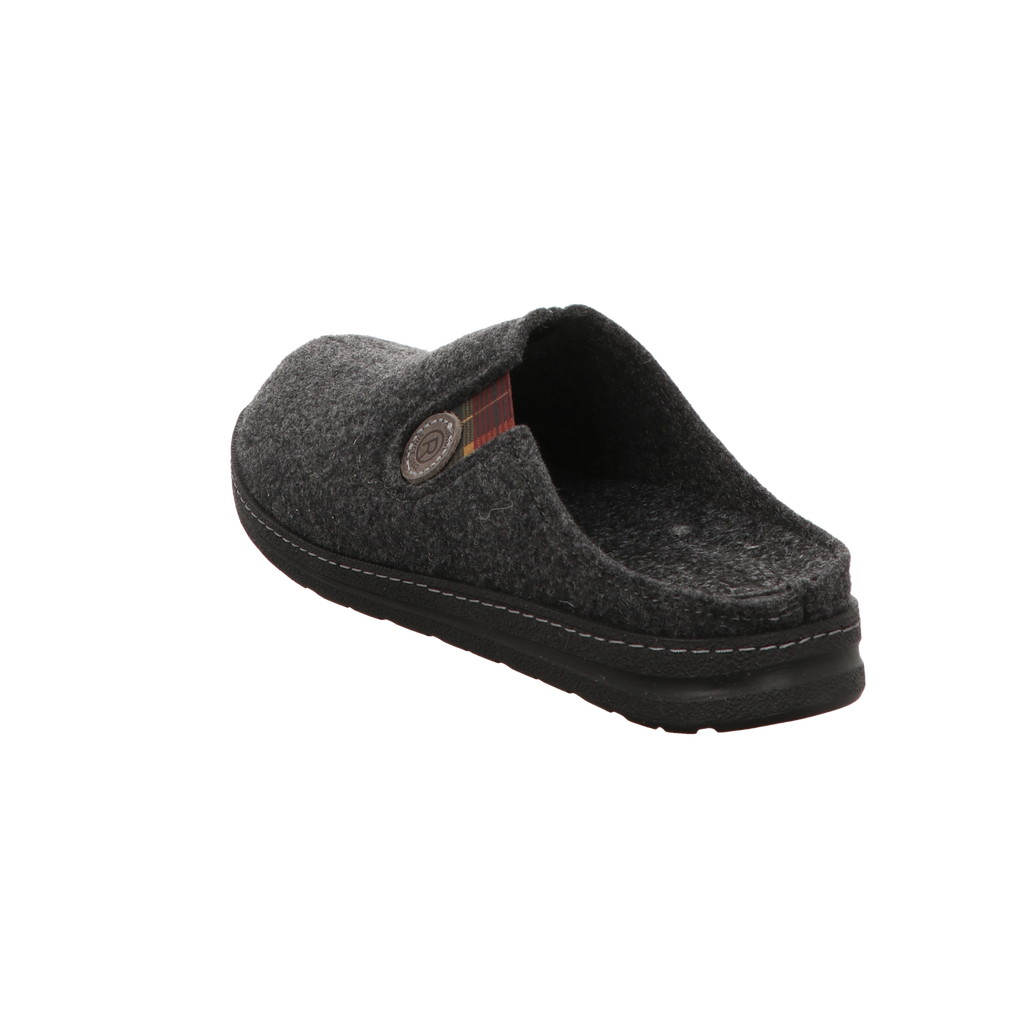 Rohde Herren Pantoffel Asiago in anthrazit