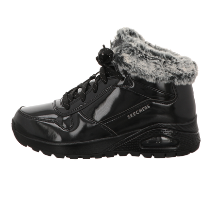 Skechers Damen Schnürstiefel Uno Rugged in schwarz