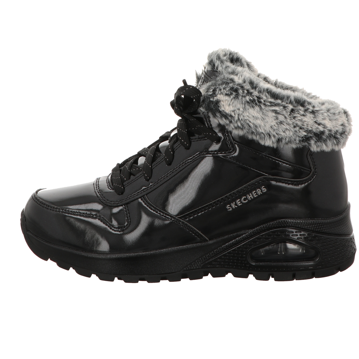 Skechers Damen Schnürstiefel Uno Rugged in schwarz