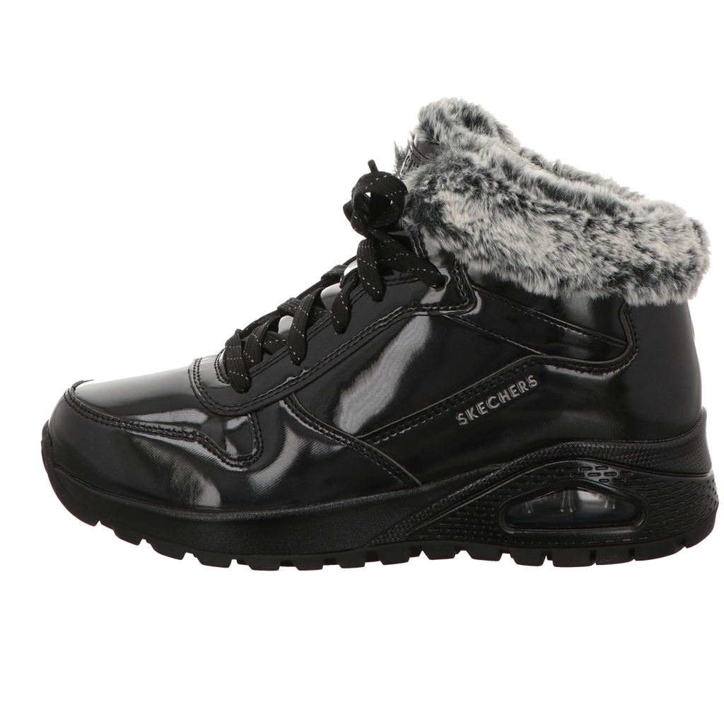 Skechers Damen Schnürstiefel Uno Rugged in schwarz