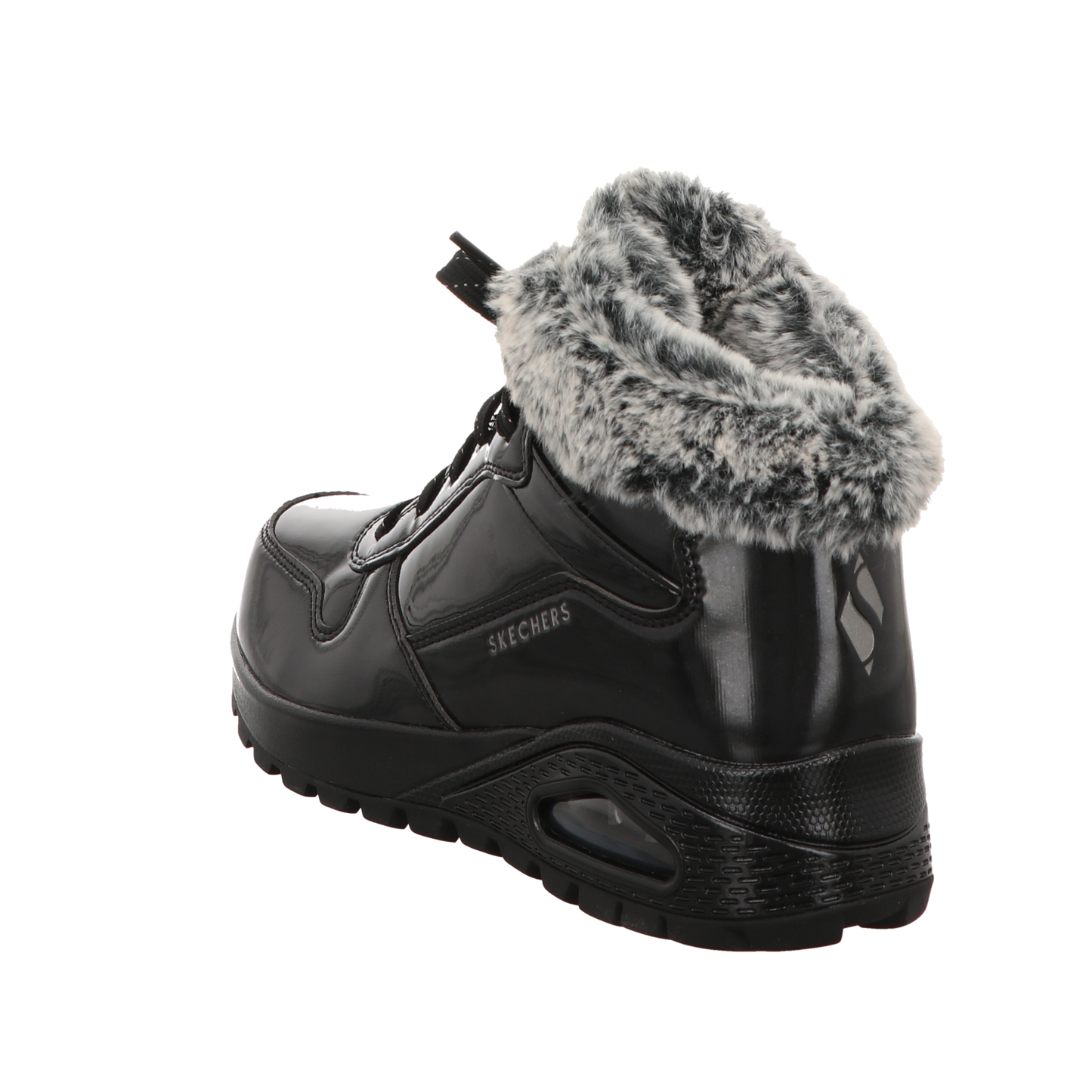 Skechers Damen Schnürstiefel Uno Rugged in schwarz