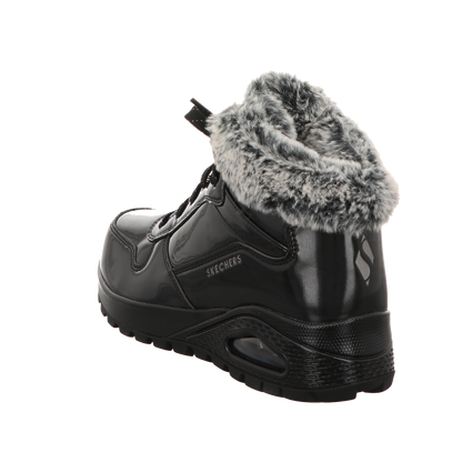 Skechers Damen Schnürstiefel Uno Rugged in schwarz