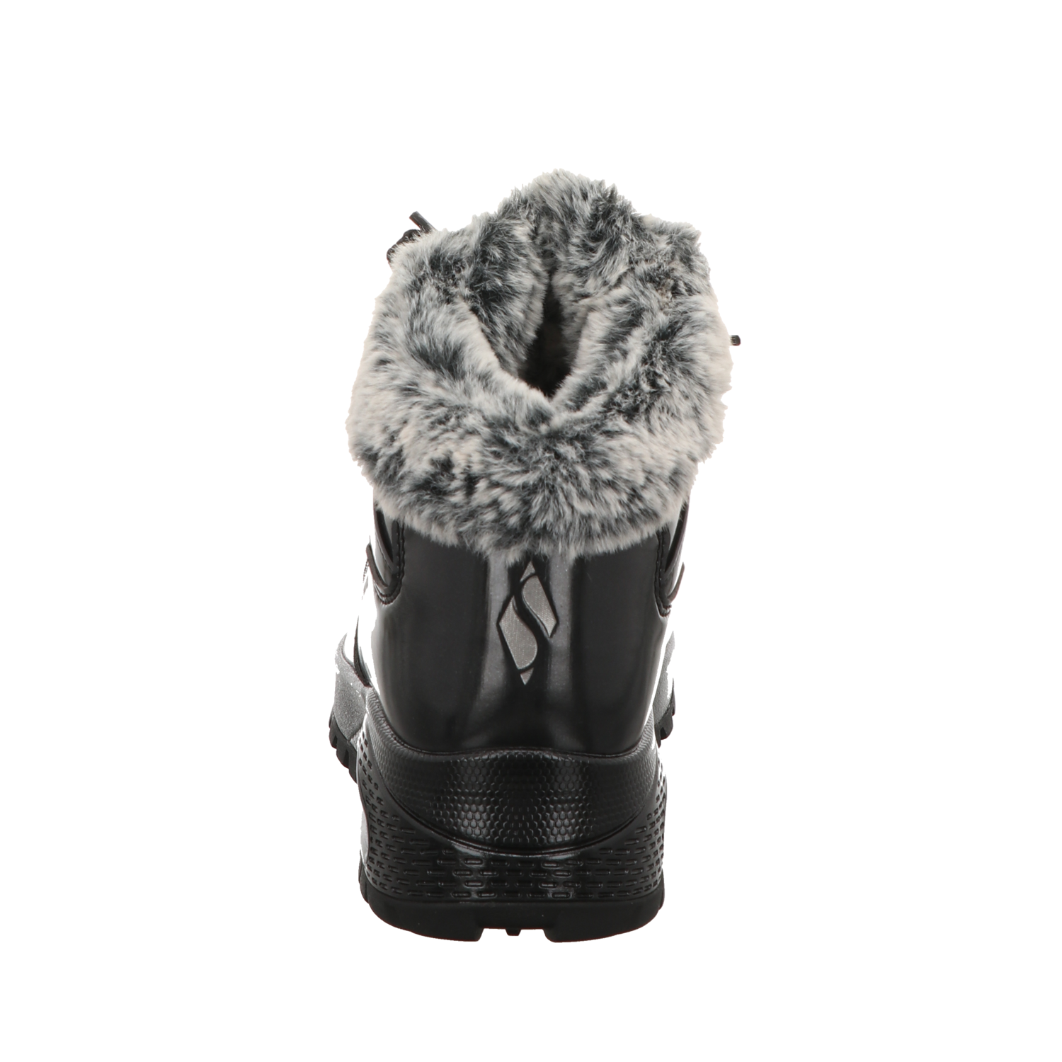 Skechers Damen Schnürstiefel Uno Rugged in schwarz