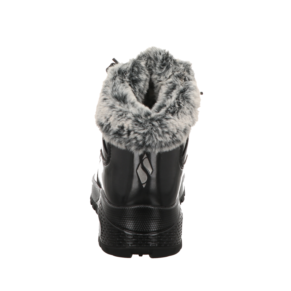 Skechers Damen Schnürstiefel Uno Rugged in schwarz