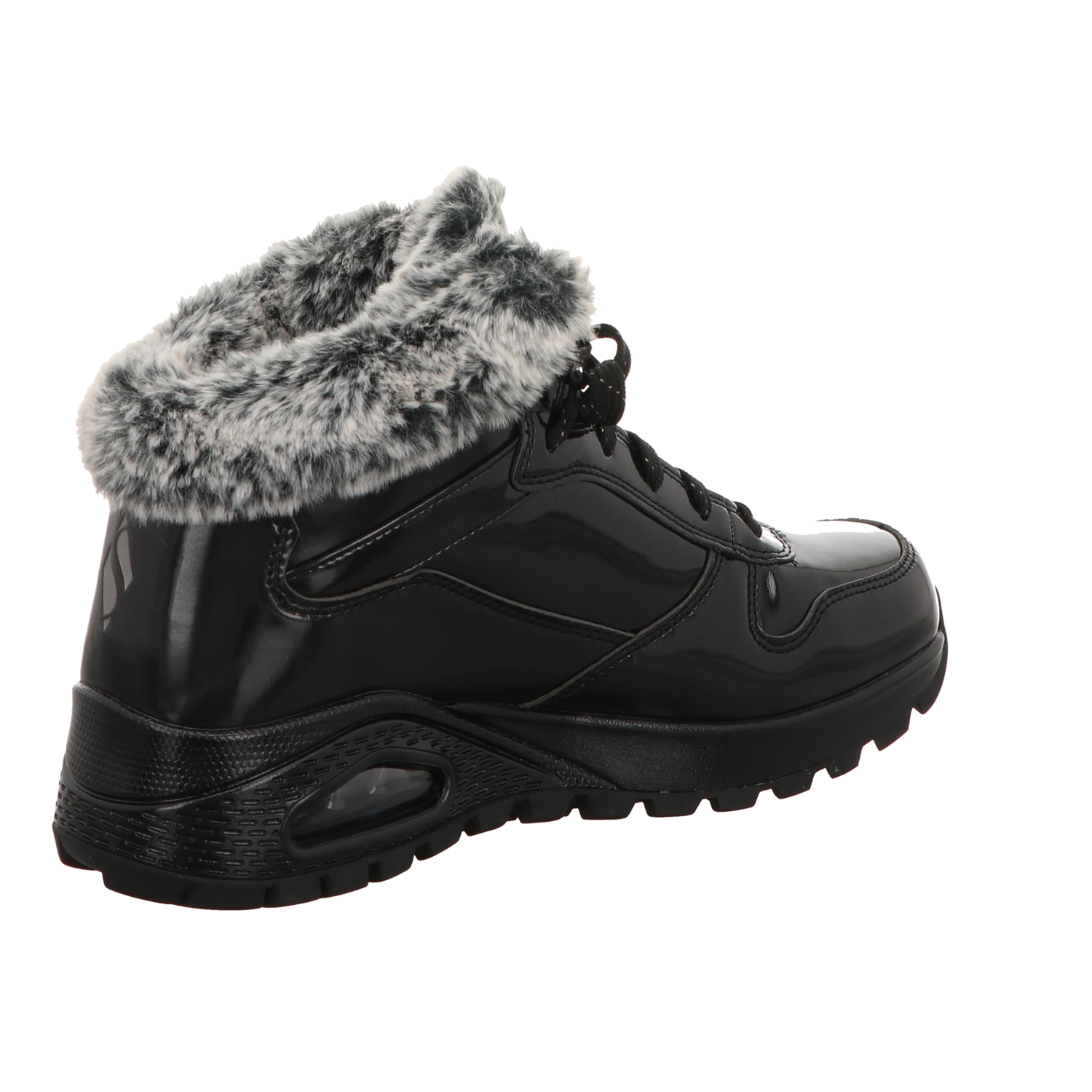 Skechers Damen Schnürstiefel Uno Rugged in schwarz