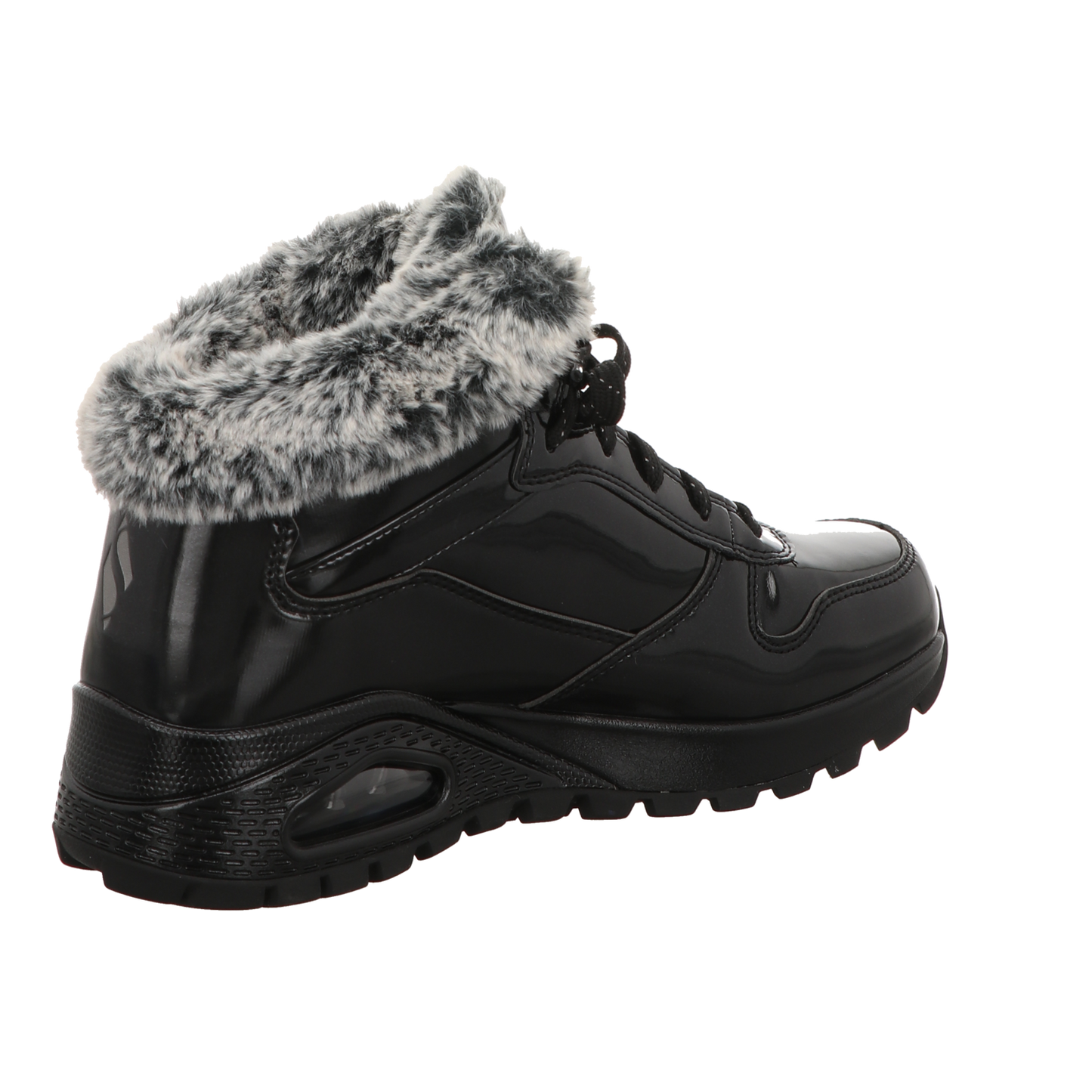 Skechers Damen Schnürstiefel Uno Rugged in schwarz