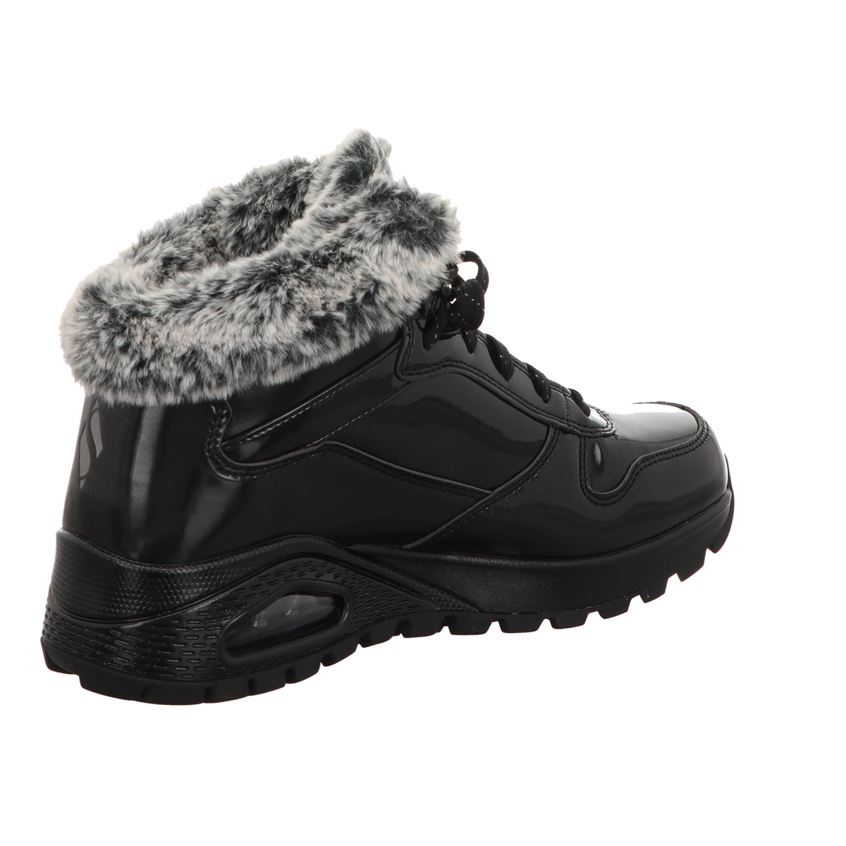 Skechers Damen Schnürstiefel Uno Rugged in schwarz