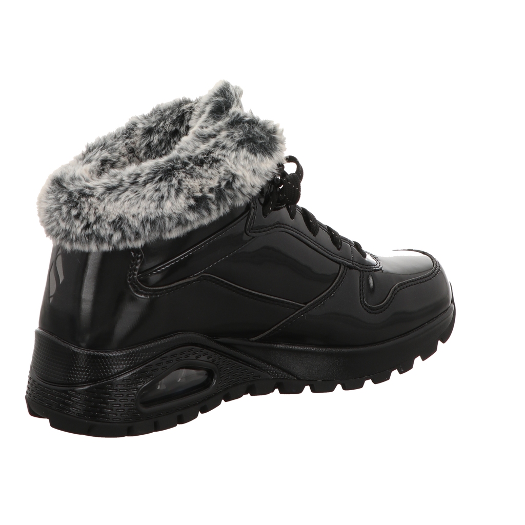 Skechers Damen Schnürstiefel Uno Rugged in schwarz