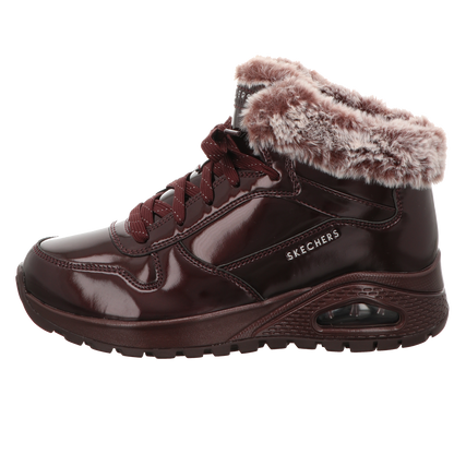 Skechers Damen Schnürstiefel Uno Rugged in rot