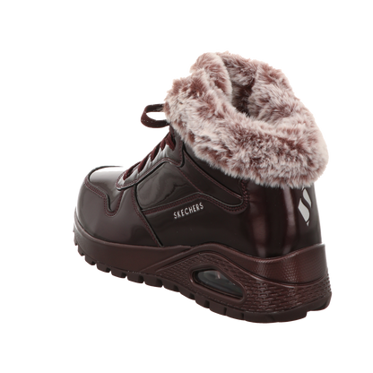 Skechers Damen Schnürstiefel Uno Rugged in rot