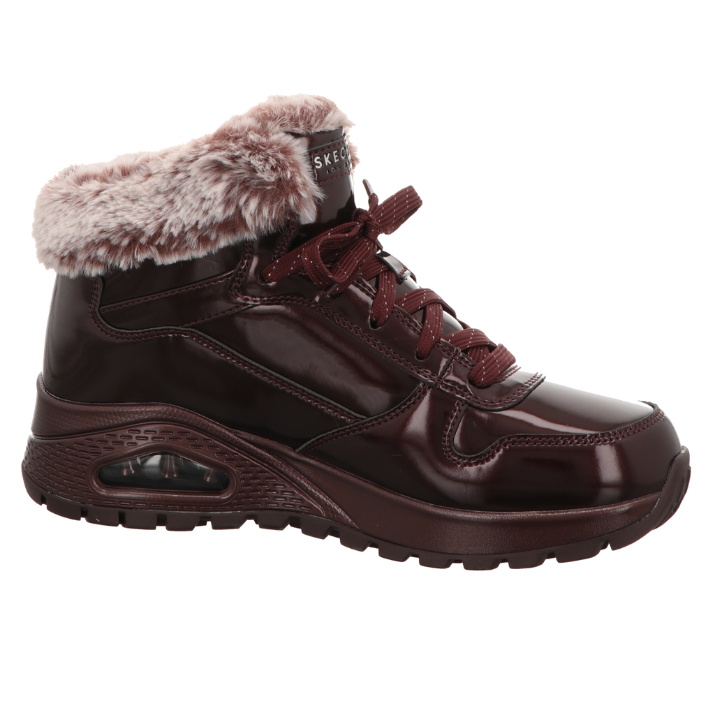 Skechers Damen Schnürstiefel Uno Rugged in rot