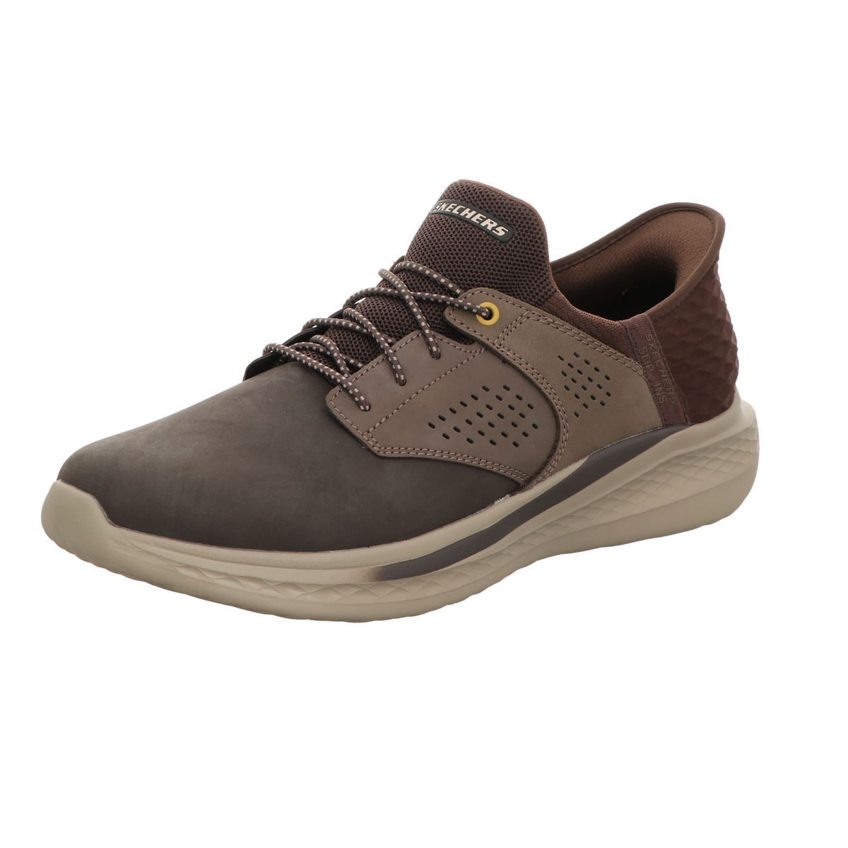 Skechers Herren Slipper Slip-Ins Slade in braun