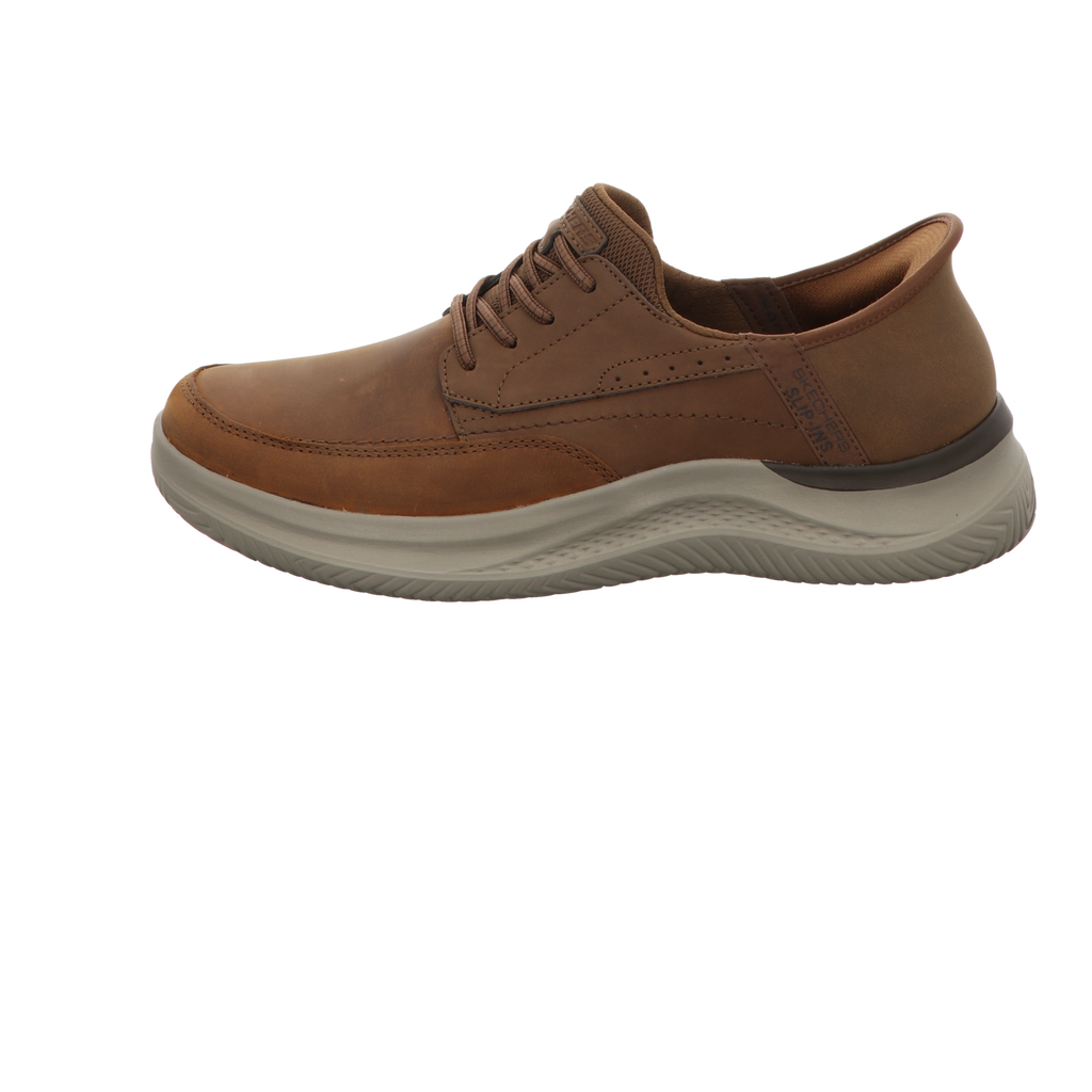 Skechers Herren Slipper Hasting in braun