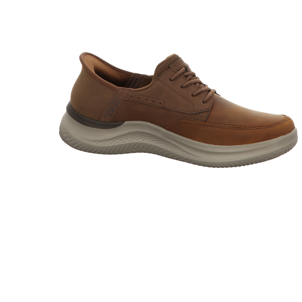 Skechers Herren Slipper Hasting in braun