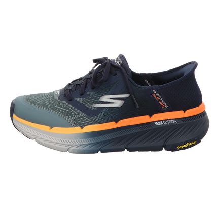 Skechers Herren Slipper Slip-Ins Max Cushioning in blau