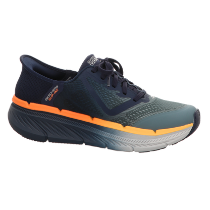 Skechers Herren Slipper Slip-Ins Max Cushioning in blau