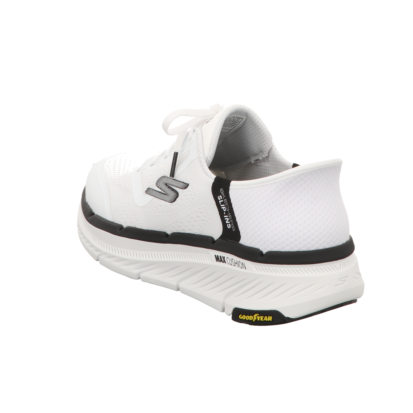 Skechers Herren Slipper Slip-Ins Max Cushioning in weiss